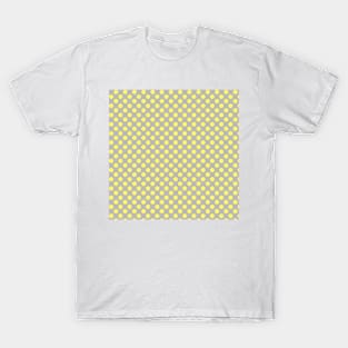 Yellow And Grey Polka Dots T-Shirt